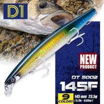 D1 Minnow-Angelköder, die schwimmende 145 mm/120 mm künstliche Wobbler für Barsch-Thunfisch-Flatfish aufhängt