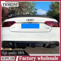Für audi a5 2-türiges Coupé Kohle faser Auto Heckspoiler Kofferraum Heckflügel Lippen spoiler 2014-2018 Auto modifiziert Access ori