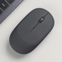 Mouse wireless ricaricabile, mouse da gioco a doppia modalità, compatibile con Bluetooth, mouse 2.4G per laptop, tablet, PC, Macbook.