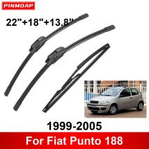 1/2/3/4/6PCS Tergicristallo Auto Per Fiat Punto 188 1999-2005 Anteriore Posteriore Spazzole Tergicristallo Spazzole Taglierina Accessori Auto 2001 2002 2003 2004