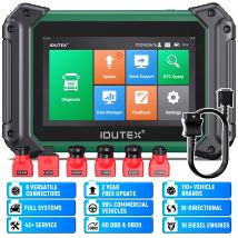 IDUTEX TS710 Strumento Diagnostico Bidirezionale per Camion Pesanti, Rigenerazione DPF, 42+ Reset, Scanner Diesel OBD2, Lettore di Codici per Camion
