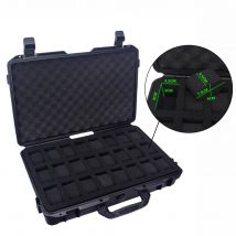 La custodia per orologio impermeabile portatile con custodia per orologio in plastica a 24 slot viene utilizzata per riporre la cassetta degli attrezzi degli orologi
