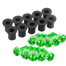 10PCS M5 5mm Windscreen Windshield Bolts Screw Kits For KAWASAKI versys 1000 Versys650 Versys 300X x300 2008-2020 2021 2022 2023