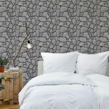 10/20 stücke 3d Imitation Rock Stone Muster Fliesen Wanda uf kleber, wasserdichte selbst klebende Mosaik-Stil Panel für Wohnkultur