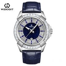 WISHDOIT Neues Modell Starry Morning Diamond Seiko mechanische Uhr 5ATM wasserdicht und druckbeständig mit leuchtendem Licht
