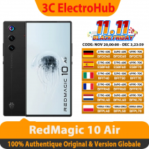 Nuovo smartphone Red Magic 10 Air Global Edition, pollici fino a Hz, 8 gen3, redcore r3, carica 6000mah 80W