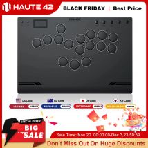 Haute42 M Gen2 Controller senza leva Hitbox in lega di alluminio Stick arcade senza stick per PC/Ps4 /Ps5 Controller di combattimento Hitbox