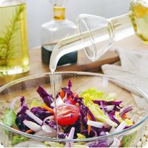 Pentola per olio in vetro ad alto contenuto di borosilicato Pentole per olio e aceto a prova di perdite per uso domestico Pentola per salsa di soia da cucina Serbatoio per olio Bottiglia di condimento