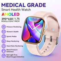 2025 neue Smart Watch Android Frauen 390 * 450 Amoled HD Bildschirm Herzfrequenz Blutdruck Gesundheit Monitor Smartwatch