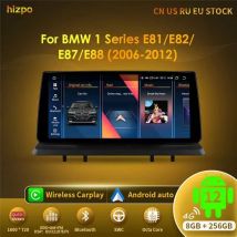 Hizpo Carplay Android Auto Stereo per BMW serie 1 E81 E82 E87 E88 CCC CIC 2din Autoradio Autoradio lettore multimediale GPS 10.33"