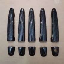 Per Subaru Outback 2010 2011 2012 2013 2014 Chrome In Fibra di Carbonio Auto Maniglia Della Porta Della Copertura Della Adesivo Accessori Per Lo Styling