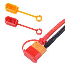 10PCS/lot Red Orange XT60 Plug Rubber Terminal Insulated Protective Cover Caps Case Odpowiednie do Rc Lipo Battery Dust-Proof Caps