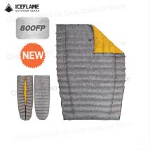 ICE Flame NXT 800FP Piumino da campeggio esterno Multifunzionale ultraleggero Nuovo piumino d'anatra Sacco a pelo senza fondo impermeabile