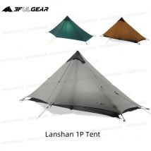 Namiot 3F UL Gear Lanshan 1P na kemping, ultralekki namiot z nylonu 15D SilNylon, wodoodporny, bez słupków, 760g, idealny na trekking i wędrówki z plecakiem.