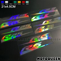 2X Ruote Moto Carenatura Casco Rilievo del Carro Armato Decorazione Logo Riflettente Decalcomanie Adesivi Per YZF R1 R15 R25 R3 R6 R7 YZFR7 YZFR1