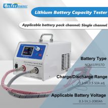 Tester pojemności akumulatorów Heltec, tester pojemności akumulatorów litowych i kwasowo-ołowiowych, tester ładowania / rozładowania 50A 110V/220V 250W