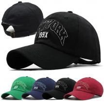 Heißer Verkauf Unisex Kappe Hohe Qualität Solide Einfache New York Brief Baseball Kappe Männer Frauen Einstellbare Casual Outdoor Sport Hut Kappe