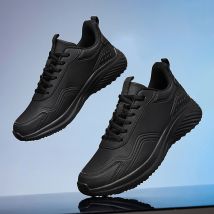 2024 männliche lässige Turnschuhe Outdoor Leder Laufschuhe atmungsaktive Wanderschuhe Männer Mode Kletter schuhe britischen Stil