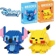 Disney LiLo Stich Spielzeug Bausteine Pokeman Pikechu lega Anime Cartoon Charakter Modell Bausteine Spielzeug für kinder Geschenk