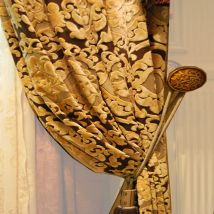 Golden Vorhänge gardinen firany na okno perde zasłony firanka Stil Gold qualität Gold mode jacquard luxus samt vorhang anpassen Vorhänge Blackout Blending Goldene Blinde fenster Vorhang firany Golden