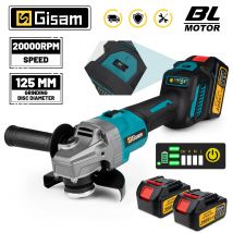125mm 7 Marce Brushless Smerigliatrice angolare Lucidatura Macchina da taglio Smerigliatrice angolare elettrica Utensile elettrico per Makita 18V Perni batteria