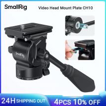 Testa fluida per treppiede SmallRig testa inclinabile con piastra a sgancio rapido per Arca Swiss per videocamere compatte e fotocamere DSLR-3259B