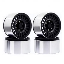 1/4PCS 1/10 RC Rock Crawler Aluminum 2.2 Beadlock Wheel Rims for Axial SCX10 RR10 G53 Traxxas TRX4 TRX6 RR10