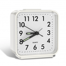 ORIA Analoger Wecker, Nachttisch-Wecker, klassische kleine Uhr, tragbar, für Kinder, Schreibtisch, Despertador, 4 Farben, für Zuhause, Reisen