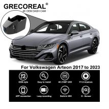 GRECOREAL 4K Dash Cam Front Rear 2160P WiFi Dual Dashcam APP Control Easy Install Plug Play Compatible with Volkswagen Arteon Vw