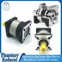 Nema23 Planetary Gearbox 57mm Stepper Motor Reducer Ratio 5:1 10:1 Step-down Gear 6.35/8mm Input 14mm Shaft For Textile Machine