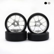 2,5/5,5 Grad Hartplastik Driftreifen Metallfelge für Wltoys 284131   K969 K989 Kyosho Mini-Z 1/28 RC Auto Upgrade Teile