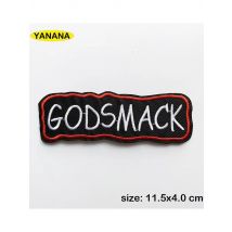 rock Patches for Clothing DIY Stripes Written Words Sticker Clothes Stickers Apparel Garment Accessorie