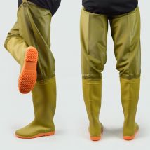 Angeln Hüftwathose Wathose Watstiefel Hüftstiefel Leichter Flussstiefel Wasserdichte Wasserhose für die Jagd Gartenarbeit