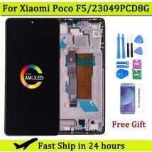 Pantalla LCD Amoled de 6,67 pulgadas para Xiaomi Poco F5, montaje de digitalizador con pantalla táctil para mi Poco F5 23049PCD8G, repuesto de pantalla