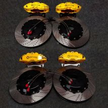 DICASE Aluminiumlegierung vorne 6 Topf hinten 4 Topf große Bremssattel-Sets mit Scheibenrotor für Toyota GT86 Subru BRZ