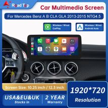 Reproductor Multimedia con pantalla táctil para Mercedes Benz A/GLA/CLA/B clase W176 X117 X156 W463 W246 2013-2015 NTG4.5 pantalla GPS Carplay