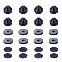 Pailvens loudspeaker Lace 8 Sets Lightweight weight loudspeaker Foot ABS Subwoofer Foot With 16-way Rubber Mat