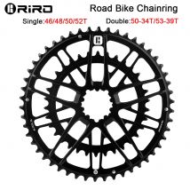 RIRO Rennrad-Kettenblatt, CNC-Direktmontage, schmales, breites Kettenblatt, ultraleichtes AL7075-T6, Fahrradscheibe aus Aluminiumlegierung, MTB-Teile