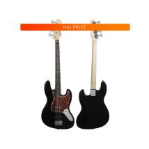 Professional 4 String Electric Bass Guitar Black 20 Frets Sapele Bass Guitar Stringed Instrument With Connection Cable Wrenches