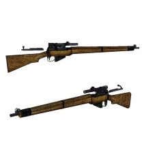 Lee-enfield Papier Modell Waffen Und Schusswaffen 3d Hand-made Zeichnungen Military Jigsaw Puzzle
