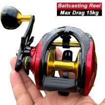 Bait casting Angel rolle Rolle mit großer Schnur kapazität 6.4:1 8 1bb maximaler Widerstand 15kg ultraleichtes Jigging-Rad starker Brems bass Pesca