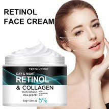 Retinol Jüngere Gesichtscreme Fördert die Hautelastizität Creme Feuchtigkeitsspendend Schrumpft Poren Aufhellung Vitamin Collegen Hautpflege