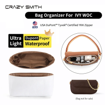 CRAZYSMITH Dupont Papiereinsatz Tasche Organizer Umhängetasche Riemen für LV Ivy Woc Handtasche Innentasche Aufbewahrung Make-up Organizer Tasche