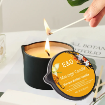 1 Stück Massageölkerzen, luxuriöse Aromatherapiekerzen, zur Stressabbau und feuchtigkeitsspendenden Haut, SM-Produkt Duftkerzen-Körperöl