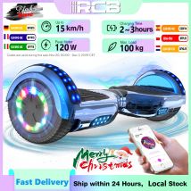 RCB Hoverboards 6,5 pollici Skateboard Hoverboards per bambini e adolescenti con Bluetooth - Luce LED Segway con motore potente Regalo per bambini