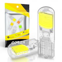 2 uds T10 W5W 194 bombillas LED de cristal COB T15 W16W luz de techo sin unidad de zafiro lámpara de freno automático luces de lectura 12V blanco cálido