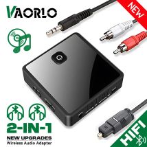 Ricevitore trasmettitore audio Bluetooth a bassa latenza Jack AUX da 3,5 mm Adattatore audio wireless Hifi ottico SPDIF per PC TV Altoparlante per auto