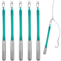 5Pcs Dragging Weights No Snag Sinkers for Bottom Bouncing Catfish Fishing Slip Stick Catfish Dragging Weights 1.5oz-4oz