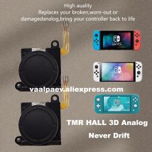 Neuer TMR Hall Effect 3D Analog Joystick für SWTICH JOYCON LITE OLED V1&V2 Never Drift Plug & Play