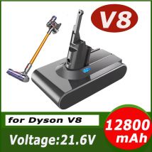 100 % NEU für Dyson V8 21,6 V 12800 mAh Ersatzakku für Dyson V8 Absolute Cord-Free Vacuum Handstaubsauger Akku